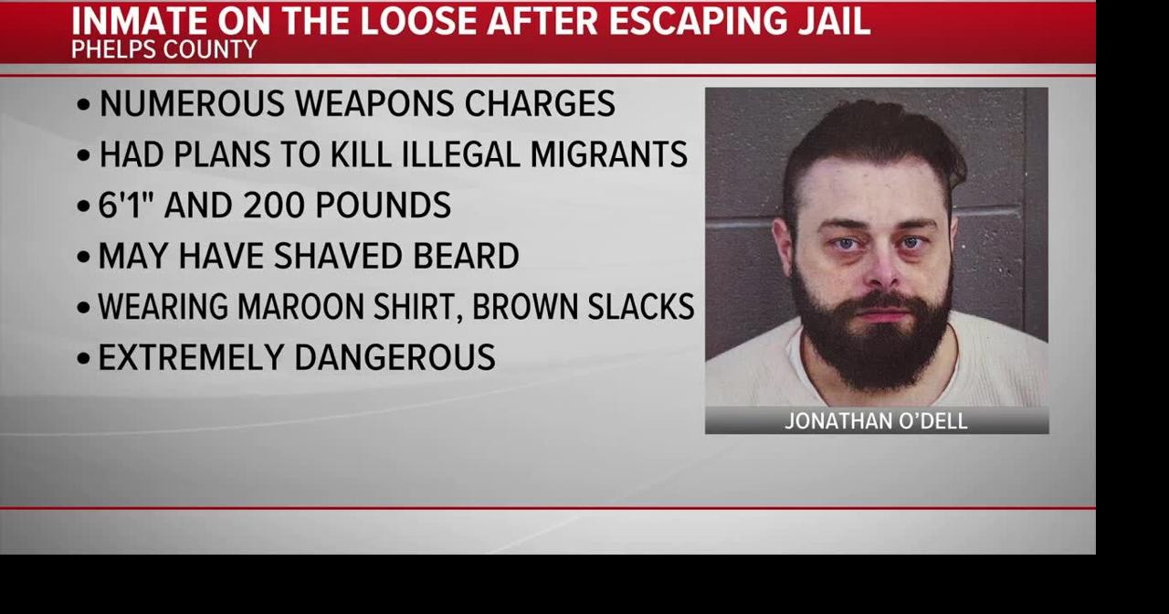 VIDEO FBI, Phelps County Sheriff's Office search for escaped inmate