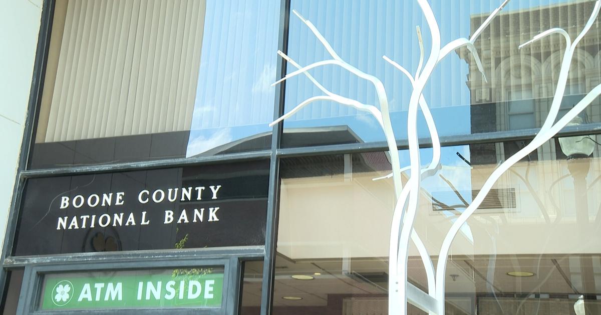 New sculpture installed at Central Bank of Boone County after 51 years