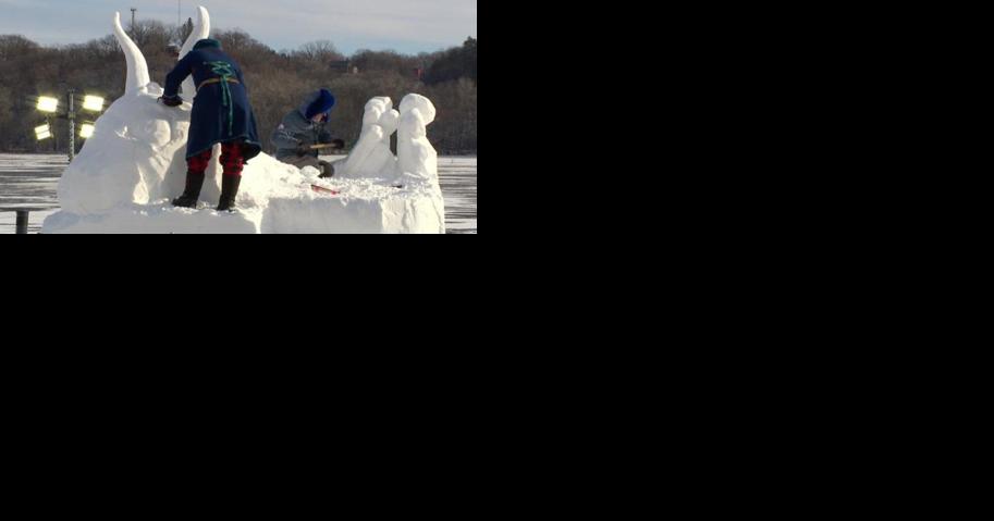 Sculptors from around the world compete in Snow Sculpting Championship in Minnesota - Vimarsana News
