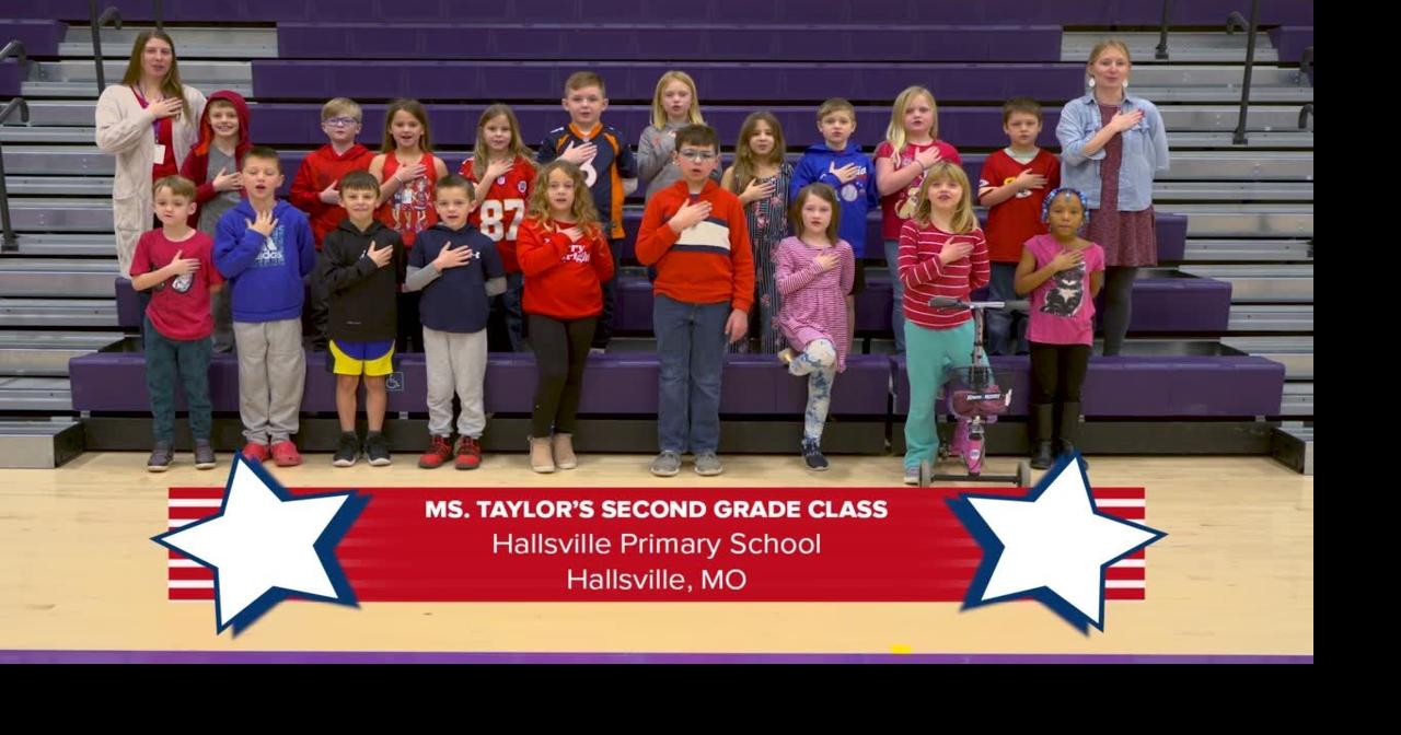Hallsville Primary School Ms. Taylor's 2nd Grade Class Daily Pledge