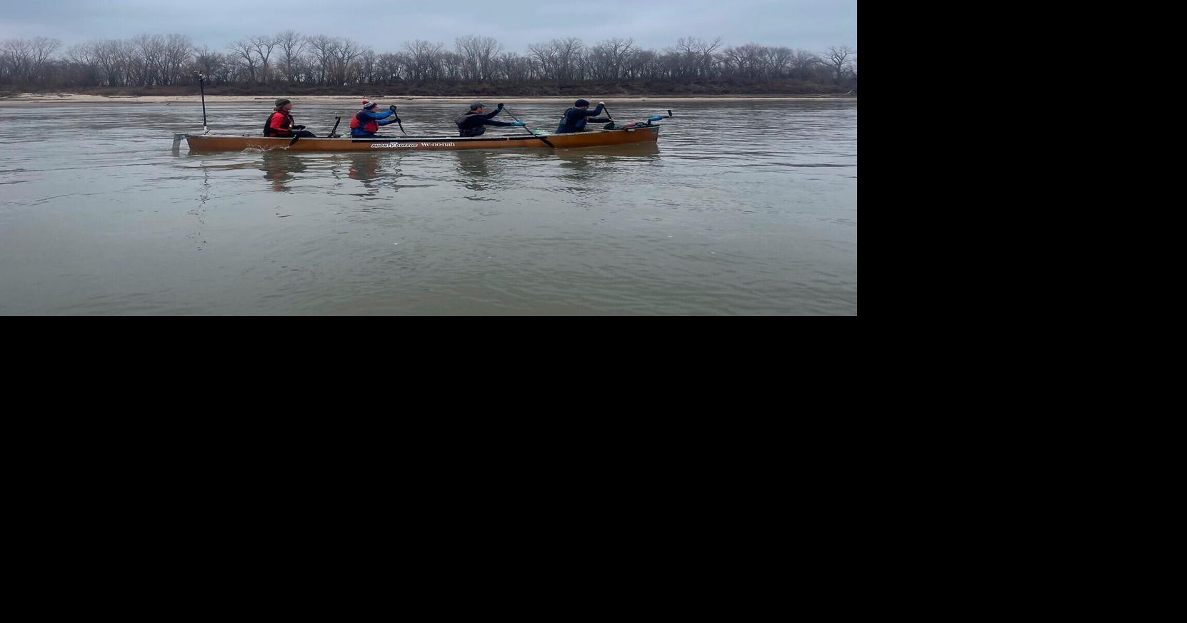 Four paddlers to attempt breaking a speed record covering all 2,341 miles of the Missouri River