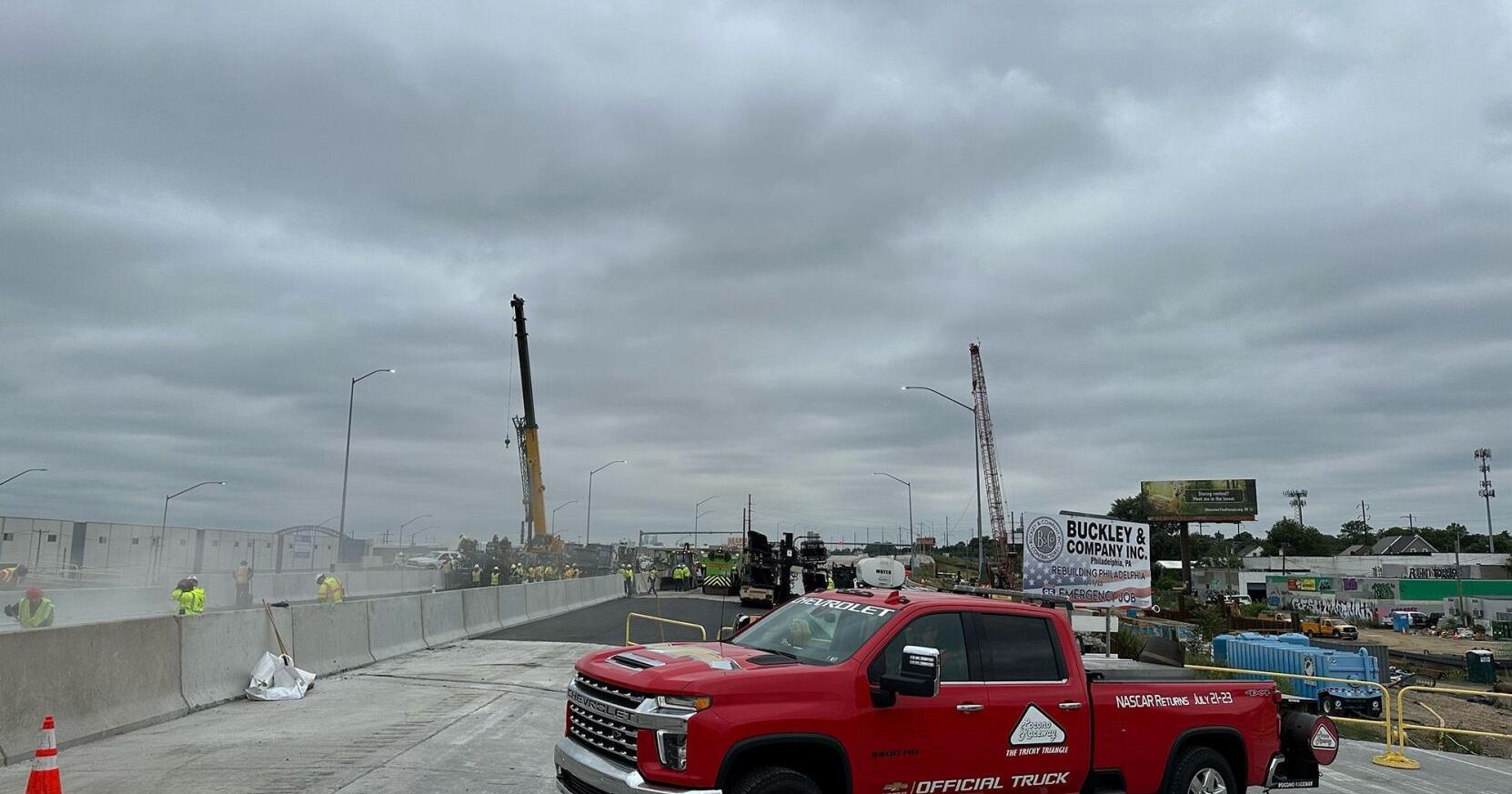 Repaired portion of I-95 in Philadelphia reopens ahead of schedule - Vimarsana News