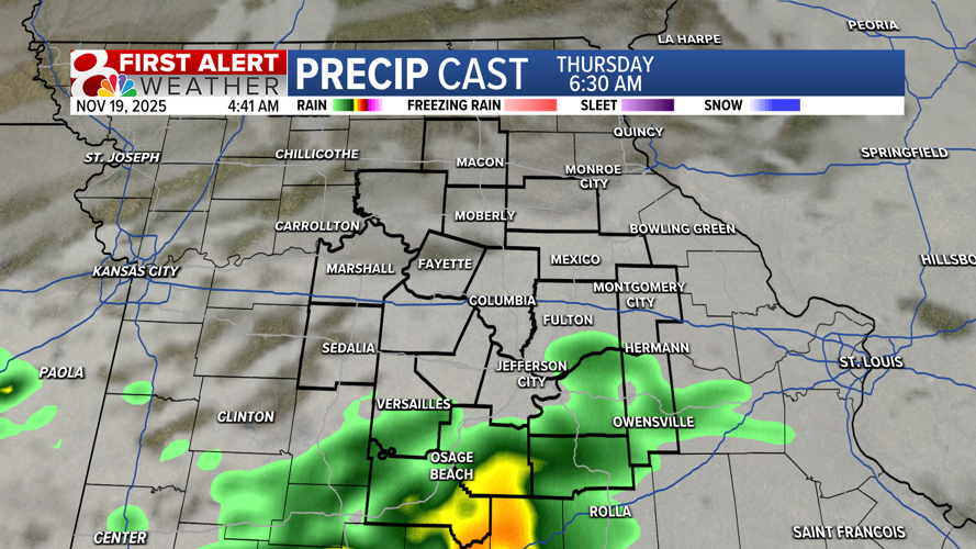 Forecast: Cooler with rain chances the rest of the week | Weather ...