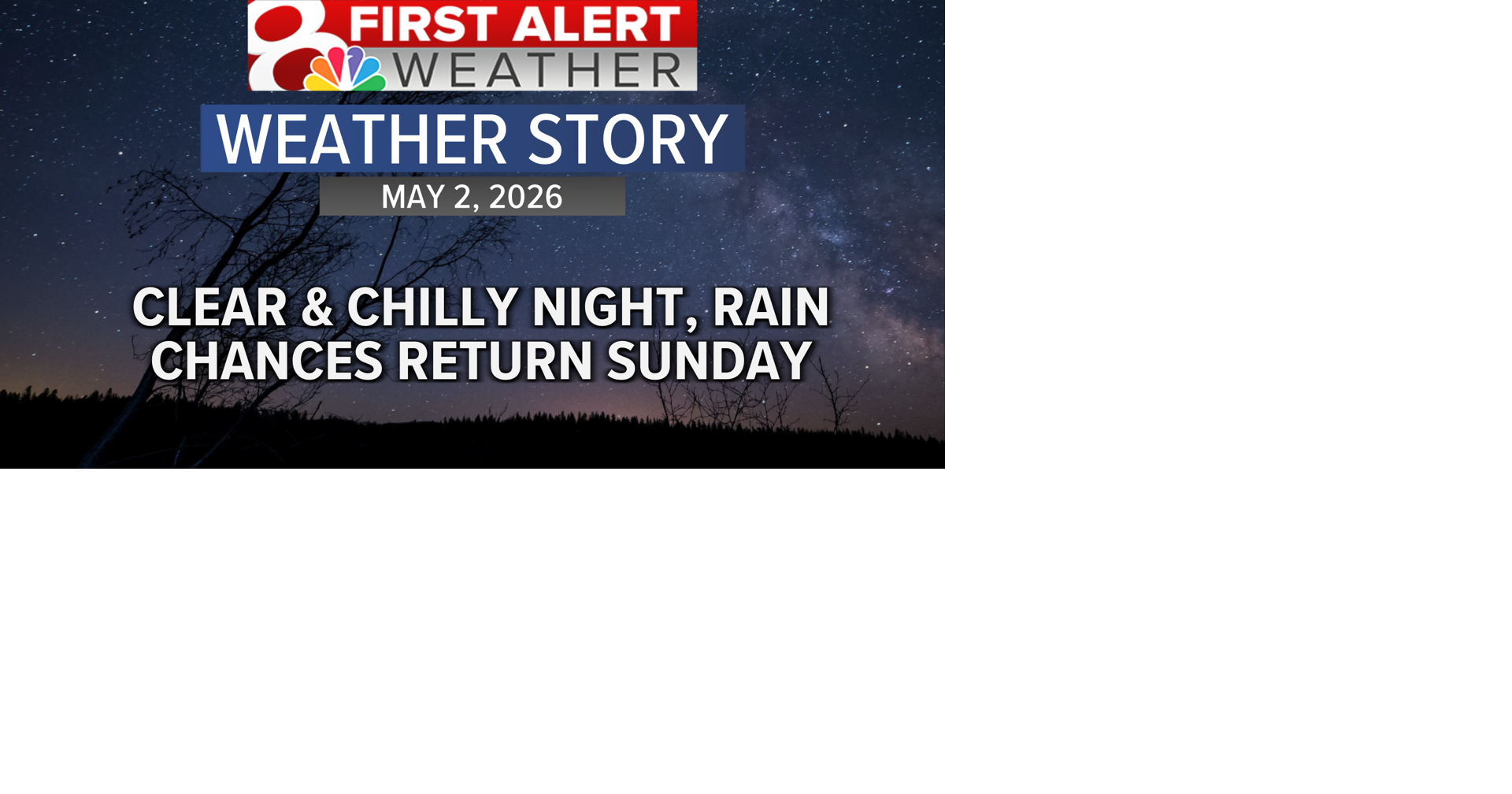 Forecast: Cool tonight, active pattern ahead