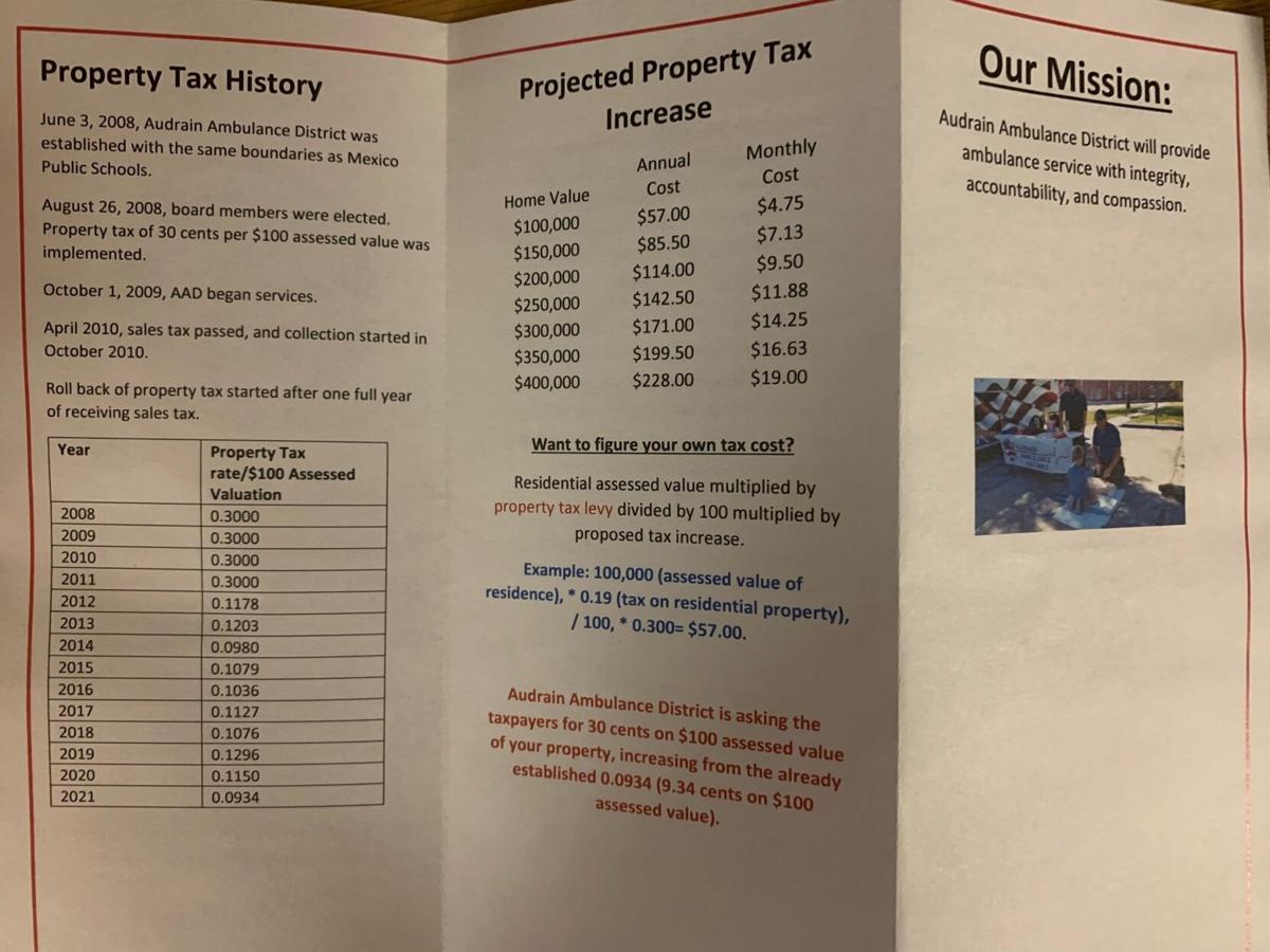 Audrain Ambulance District asks for property tax increase to fund  operations | Mid-Missouri News | komu.com