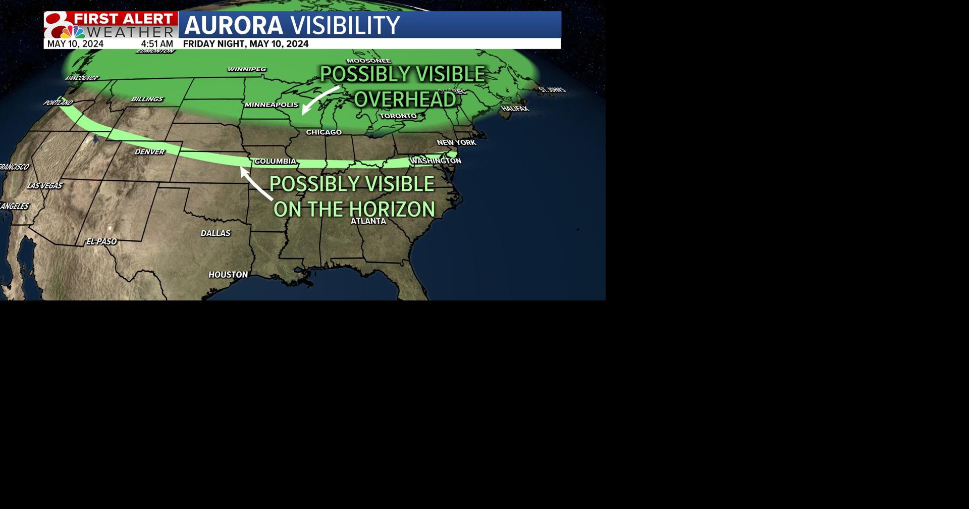 Northern lights may be visible in Missouri Friday night | Mid-Missouri ...