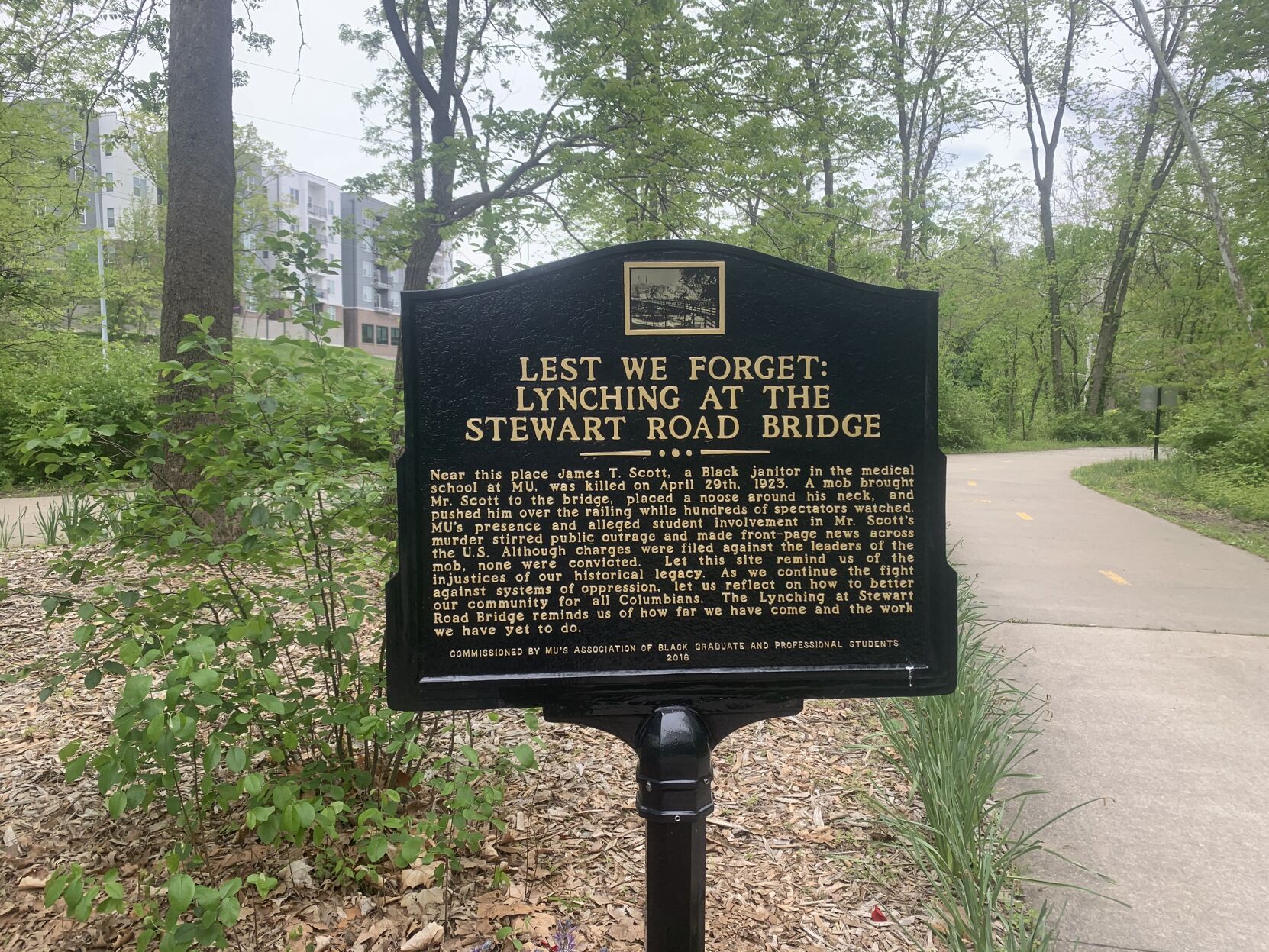 James T. Scott marker vandalism leaves community members disappointed - Vimarsana News