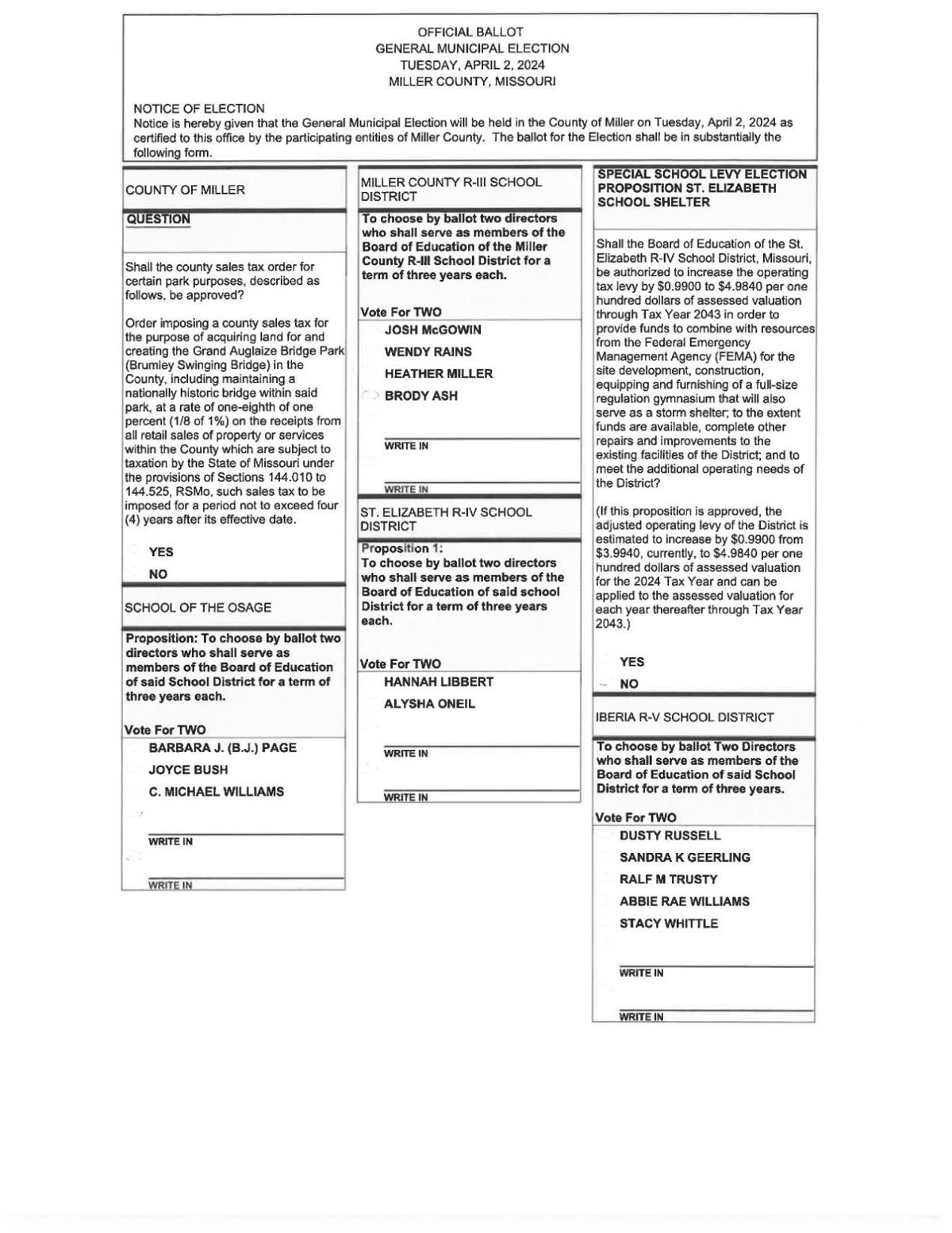 Miller County Busted Newspaper - h28r3ej