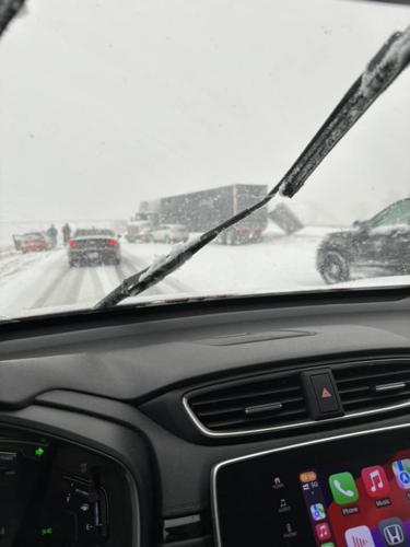 Drivers stranded for hours in I-70 backup from 'treacherous' icy conditions