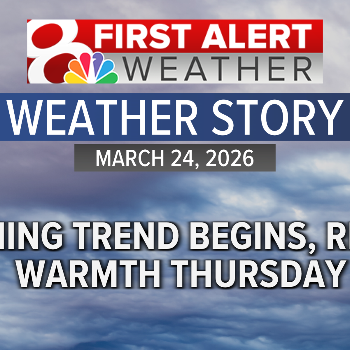 Warming Trend Starts, Record Heat Thursday