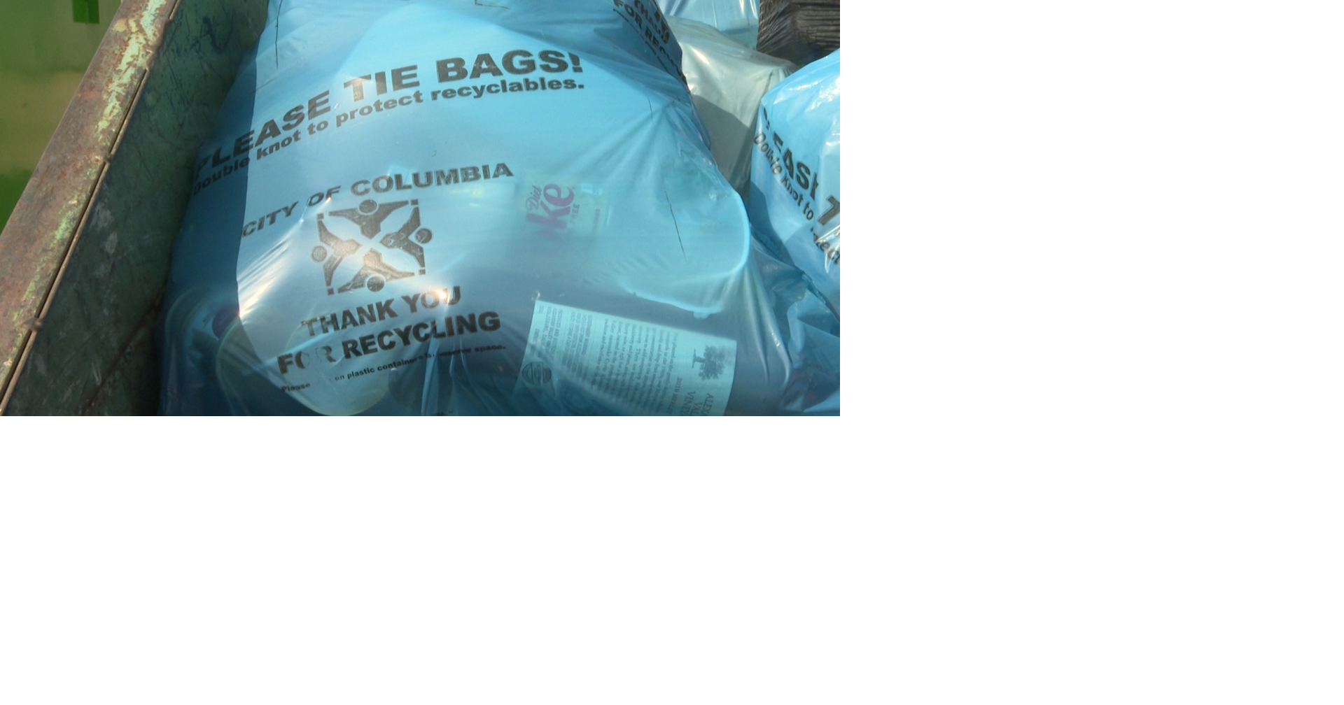 Weekly curbside recycling collection to resume in Columbia