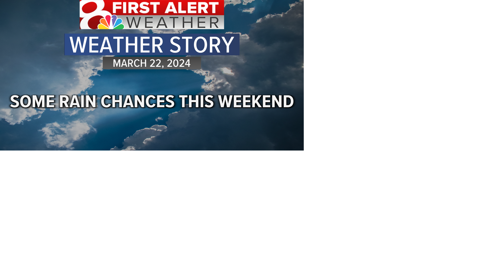 Forecast: Warmer Friday, tracking rain chances this weekend | Weather ...