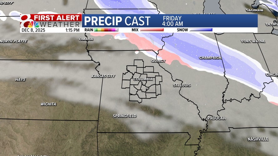 Forecast: Cold with precipitation chances late week | Weather | komu.com
