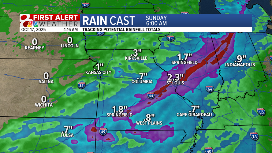 Forecast: Tracking rain chances and cooldown this weekend | Weather ...