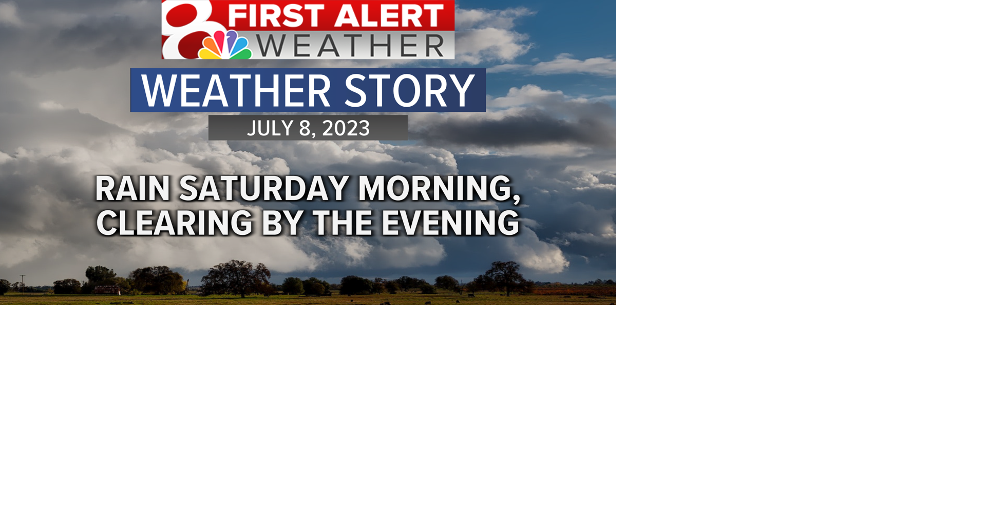 Forecast: Heat Ramps Back Up by Monday with Saturday Morning Rain ...