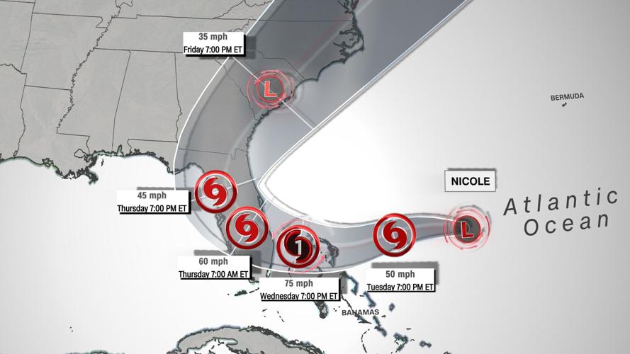 Dorian strengthens to hurricane, could be Cat. 3 approaching U.S.