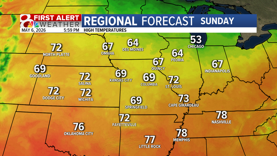 Forecast: Warming trend set to begin, more rain chances ahead | Weather ...