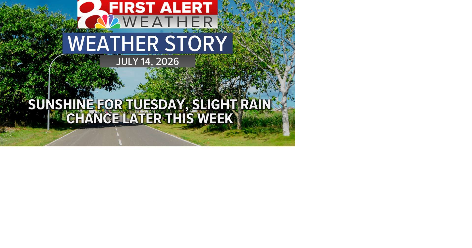 Forecast: Warmer with a little more humidity