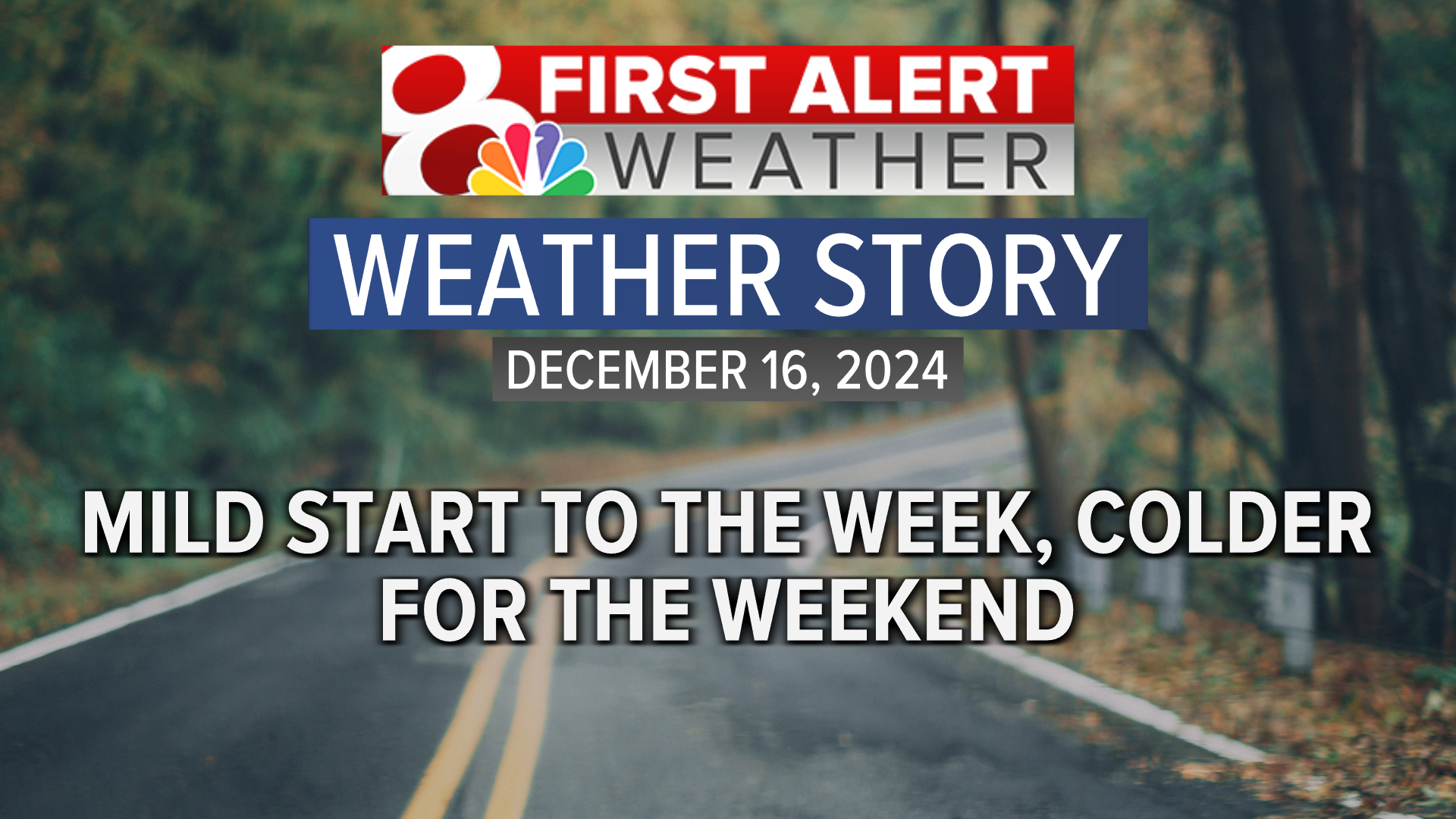 Forecast: Mild start to the week, colder for the weekend | Weather ...