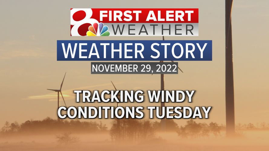Forecast: Tuesday will be a warm and windy day, turning cold Wednesday ...