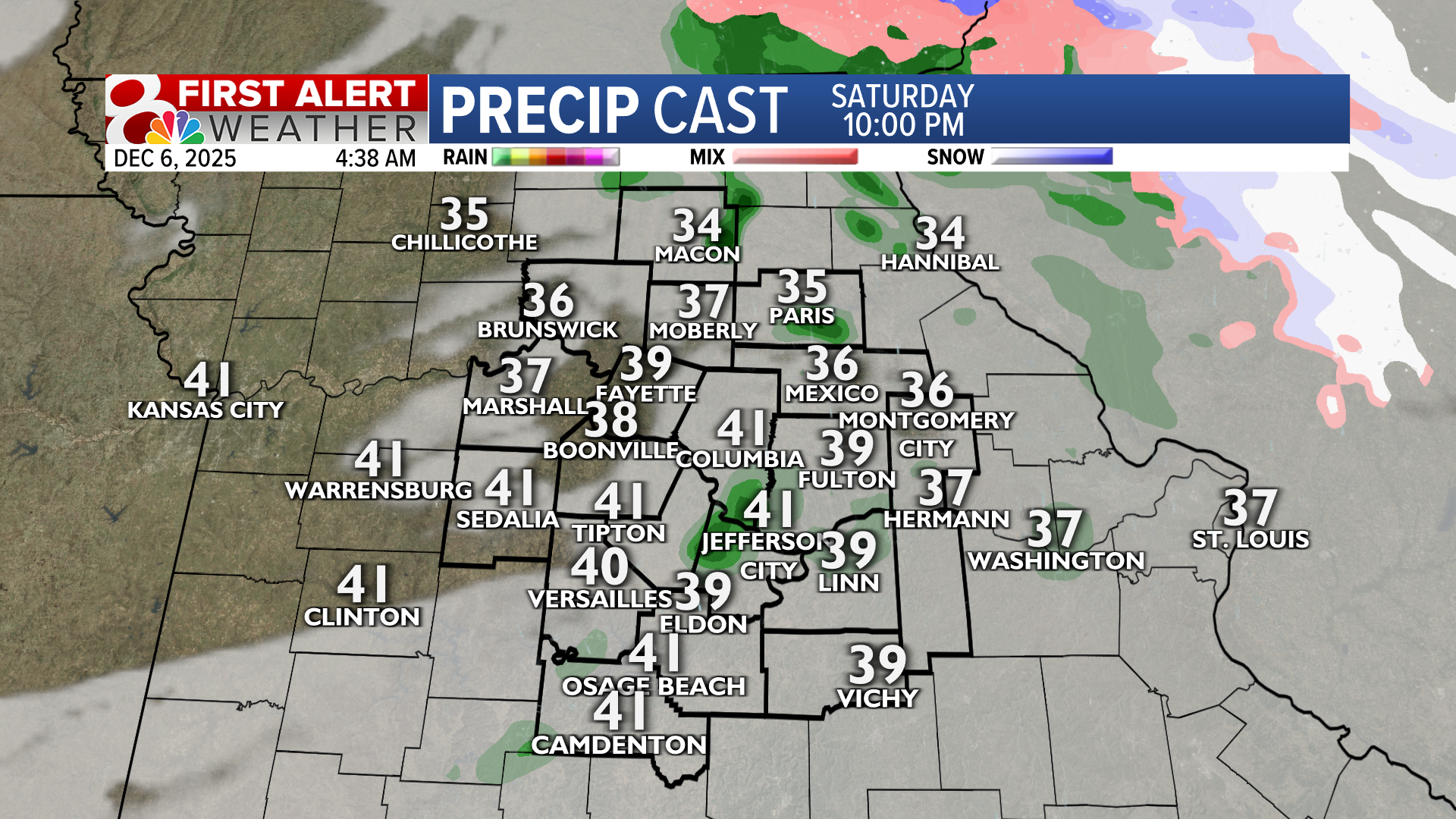 Forecast: Another day in the 40s for Saturday, with light rain showers ...