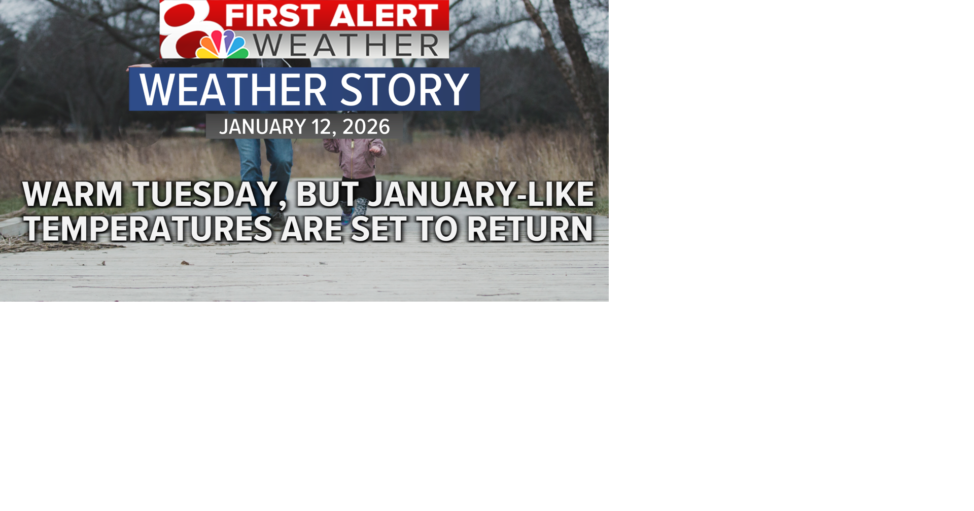 Forecast: Mild for one more day before winter temperatures return ...