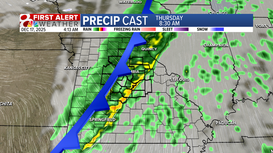 Forecast: Another mild day, tracking rain chances Thursday | Weather ...