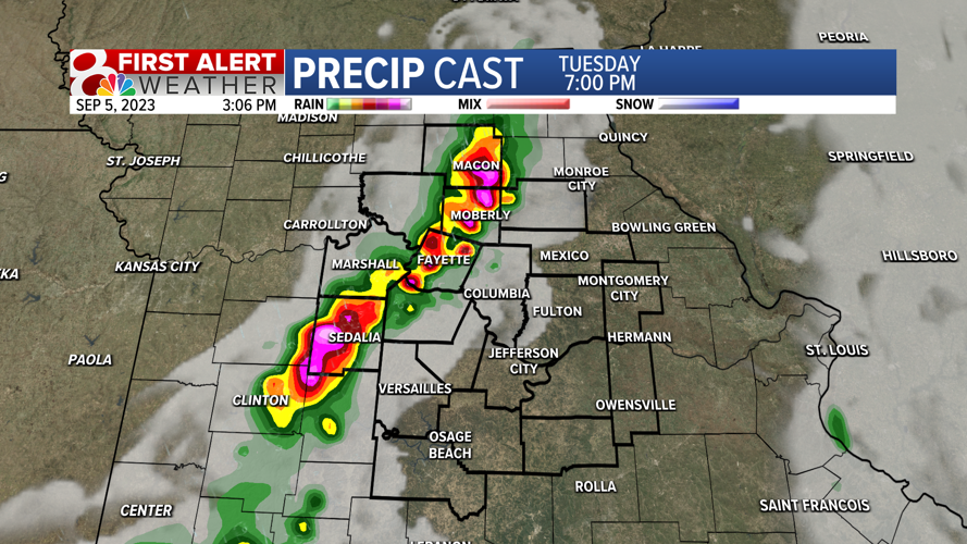 Forecast: Storms Tuesday night, cooler for the rest of the week ...
