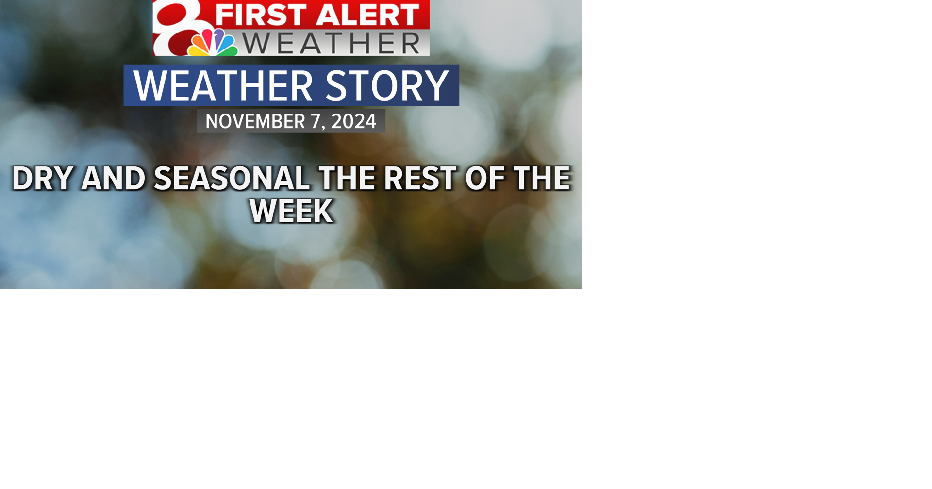 Seasonal and dry into Friday, rain chances Saturday | Weather | komu.com