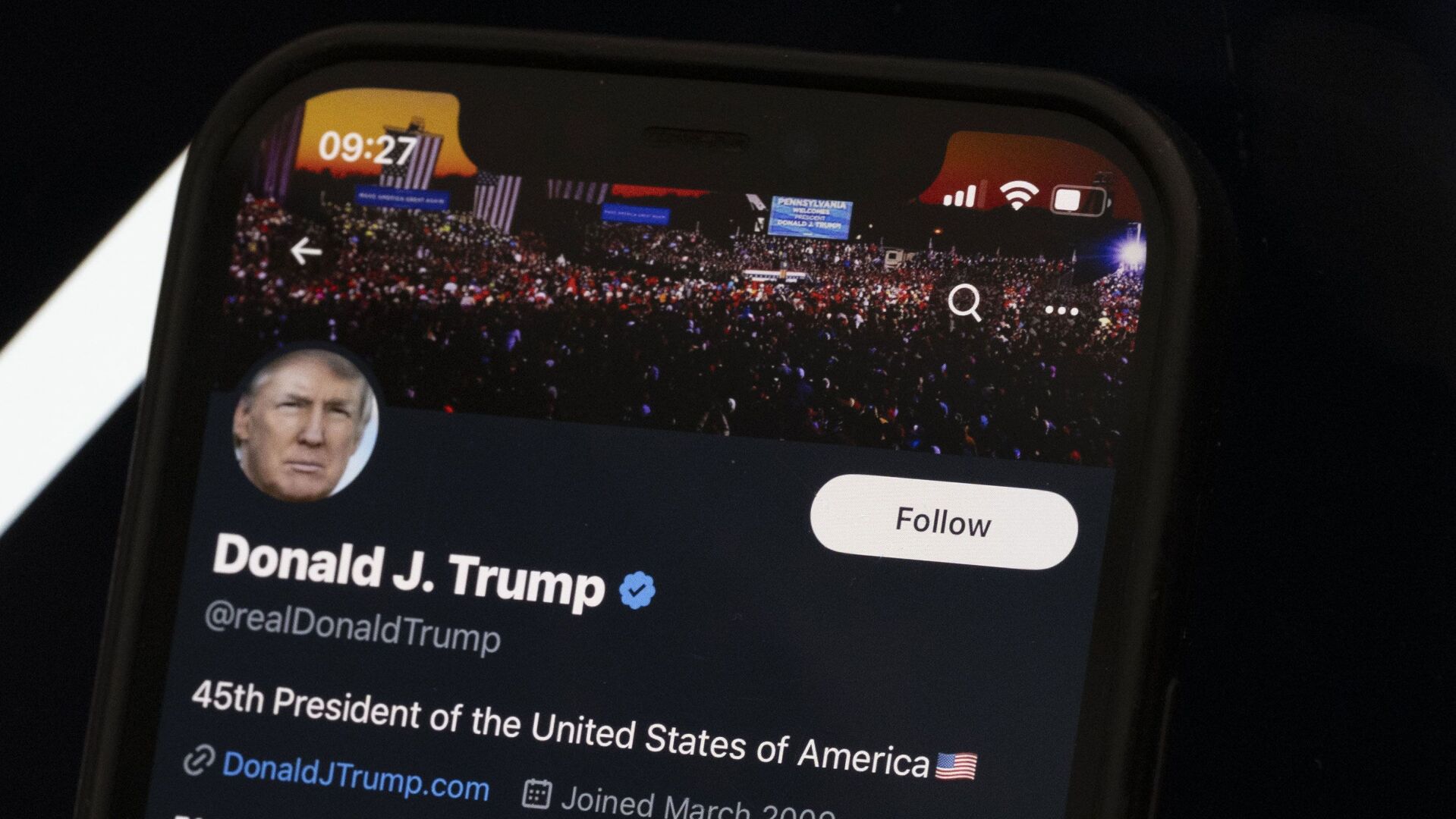 Twitter turned over at least 32 direct messages from Trump's