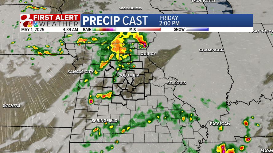 Forecast: Rain chances continue, dry weekend ahead | Weather | komu.com
