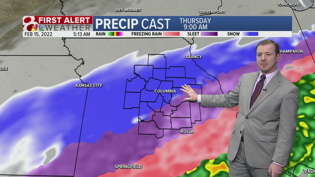 Very Mild Tuesday, But More Winter Weather Expected Thursday | Weather ...