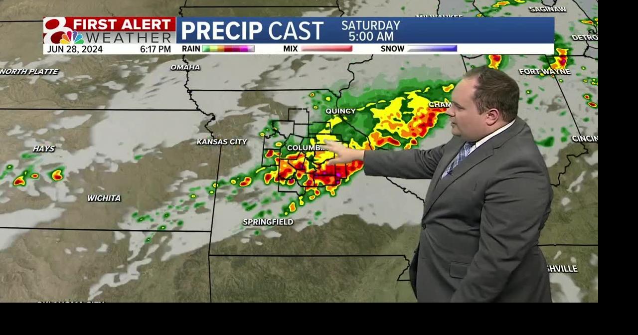 Strong to severe storms possible Friday night, muggy on Saturday ...