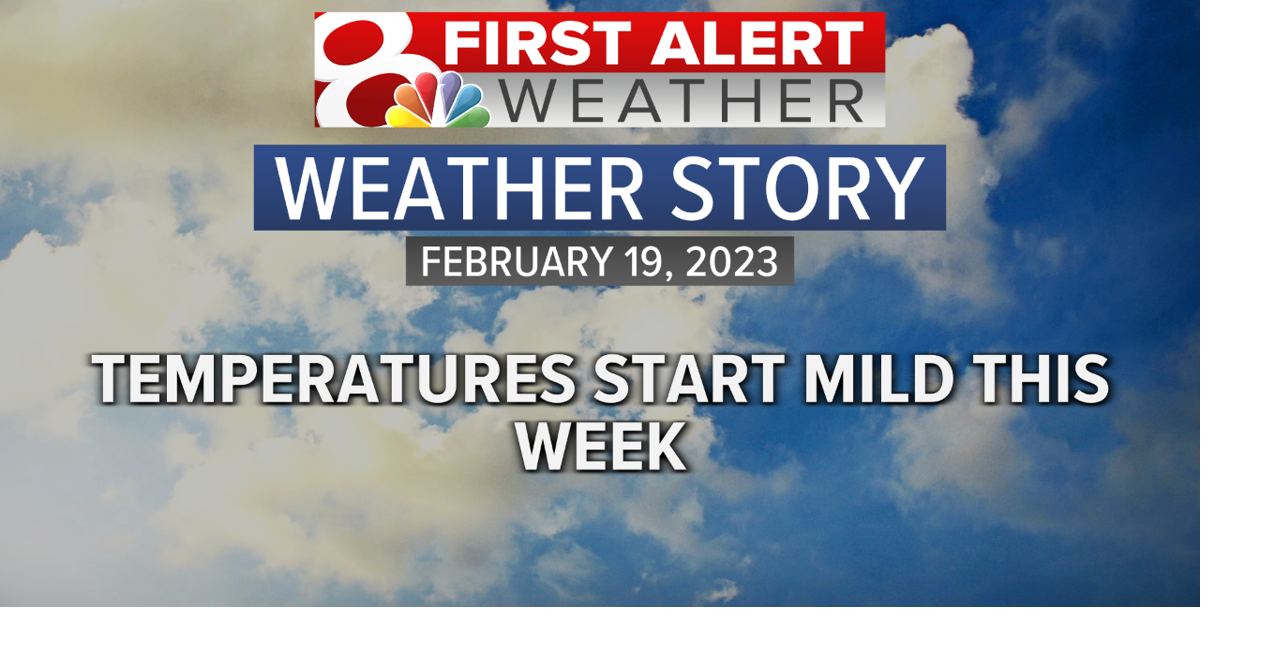 Forecast: A mild start to the week ahead with rain chances and cooler ...