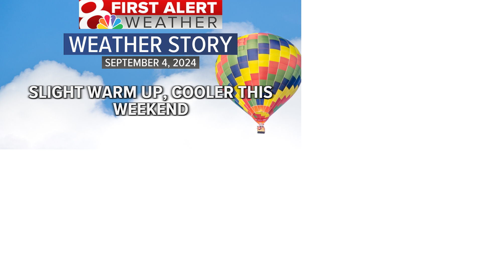 Forecast: Slight warm-up, cooler for the weekend | Weather | komu.com
