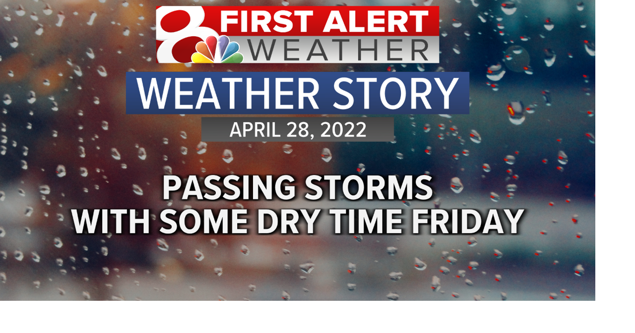 Forecast: Tracking Friday rain chances and a much drier weekend ...