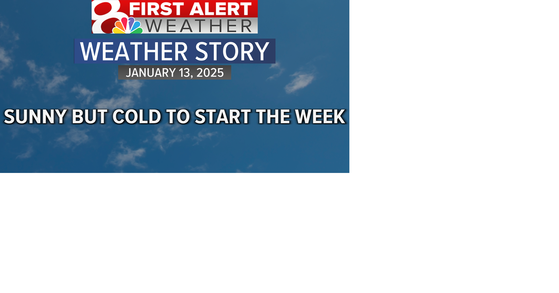 Forecast: A warm up through the rest of the week after a cold start to ...