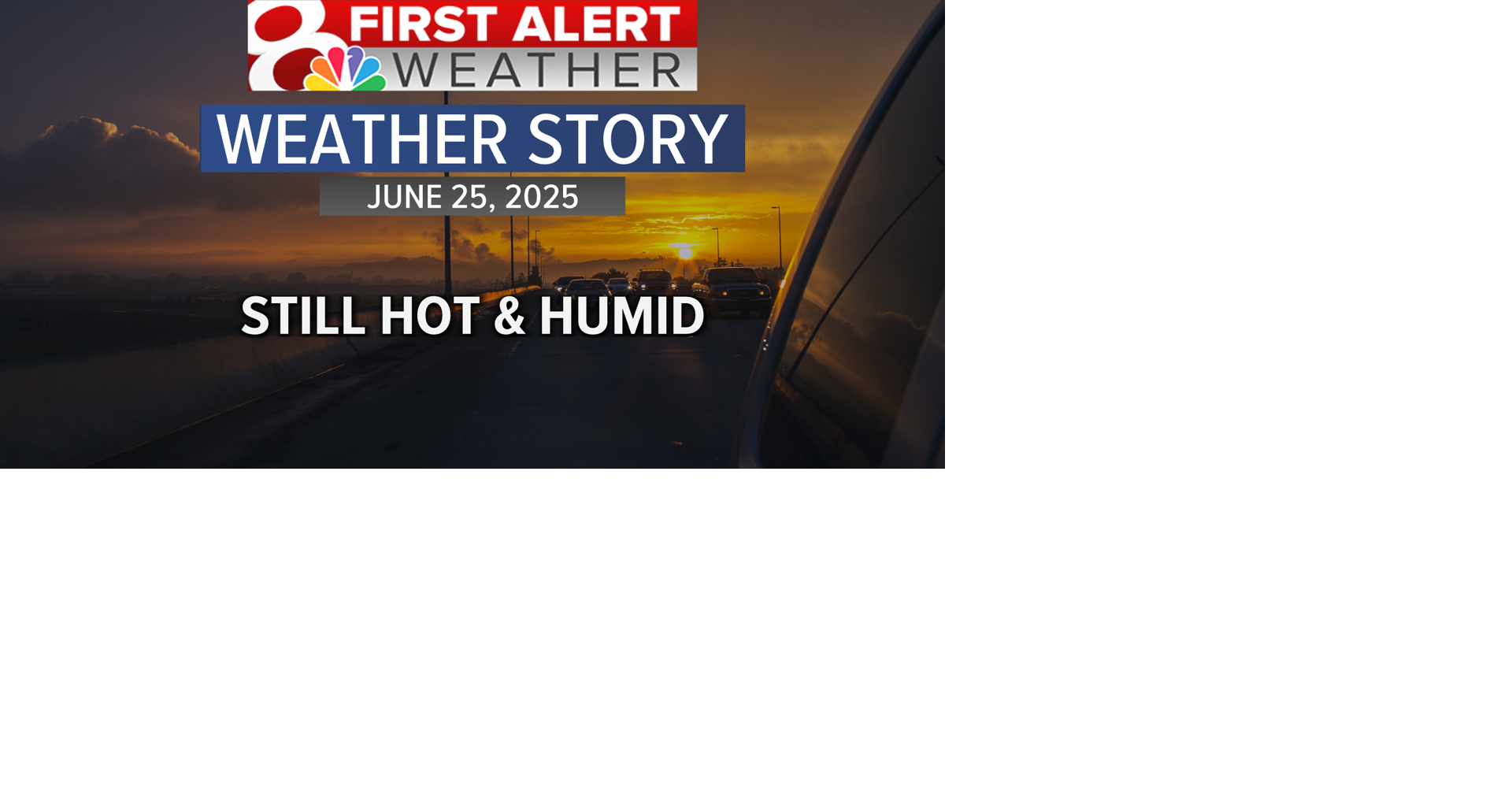 Still hot and humid into the weekend, some relief next week | Weather ...