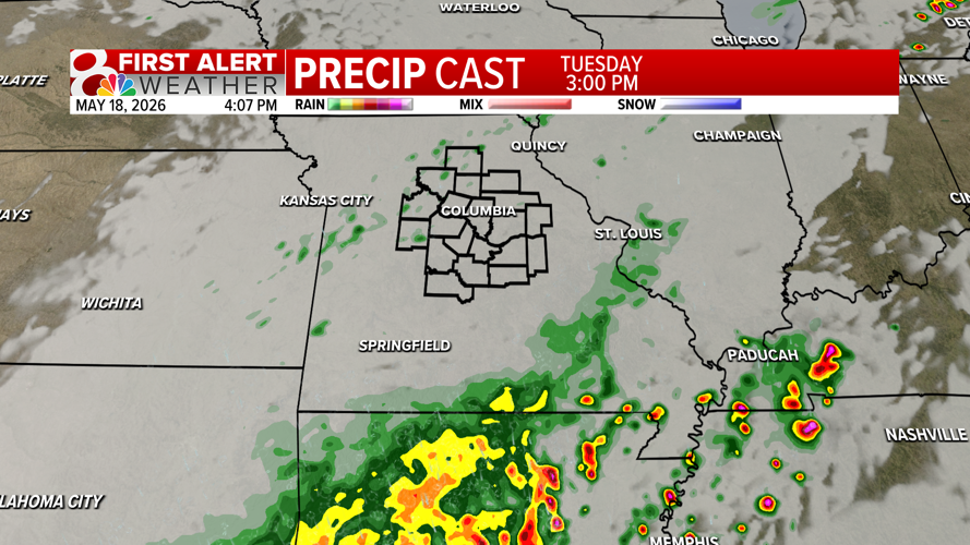 Tracking rain chances into the weekend | Weather | komu.com