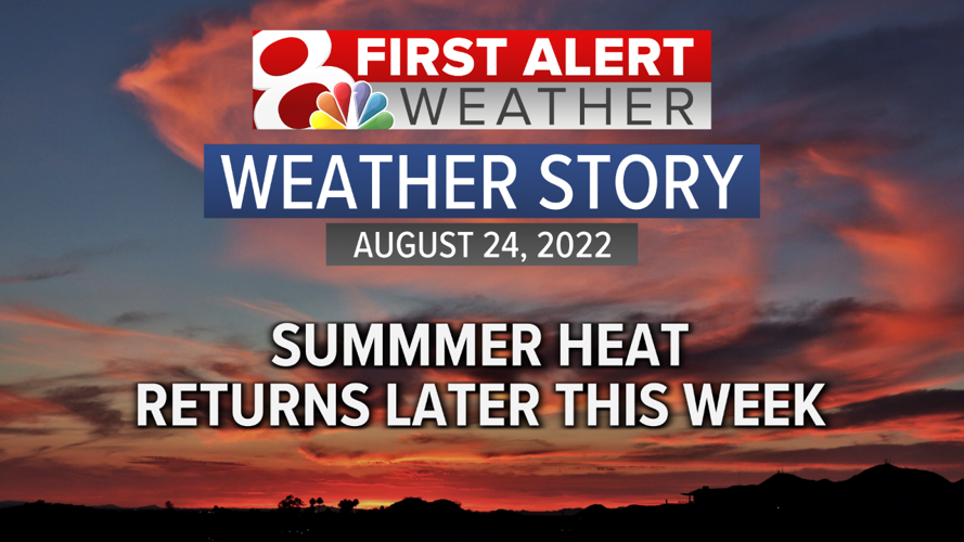 Forecast: Warmer days to close out the week, first 90 degree day in ...