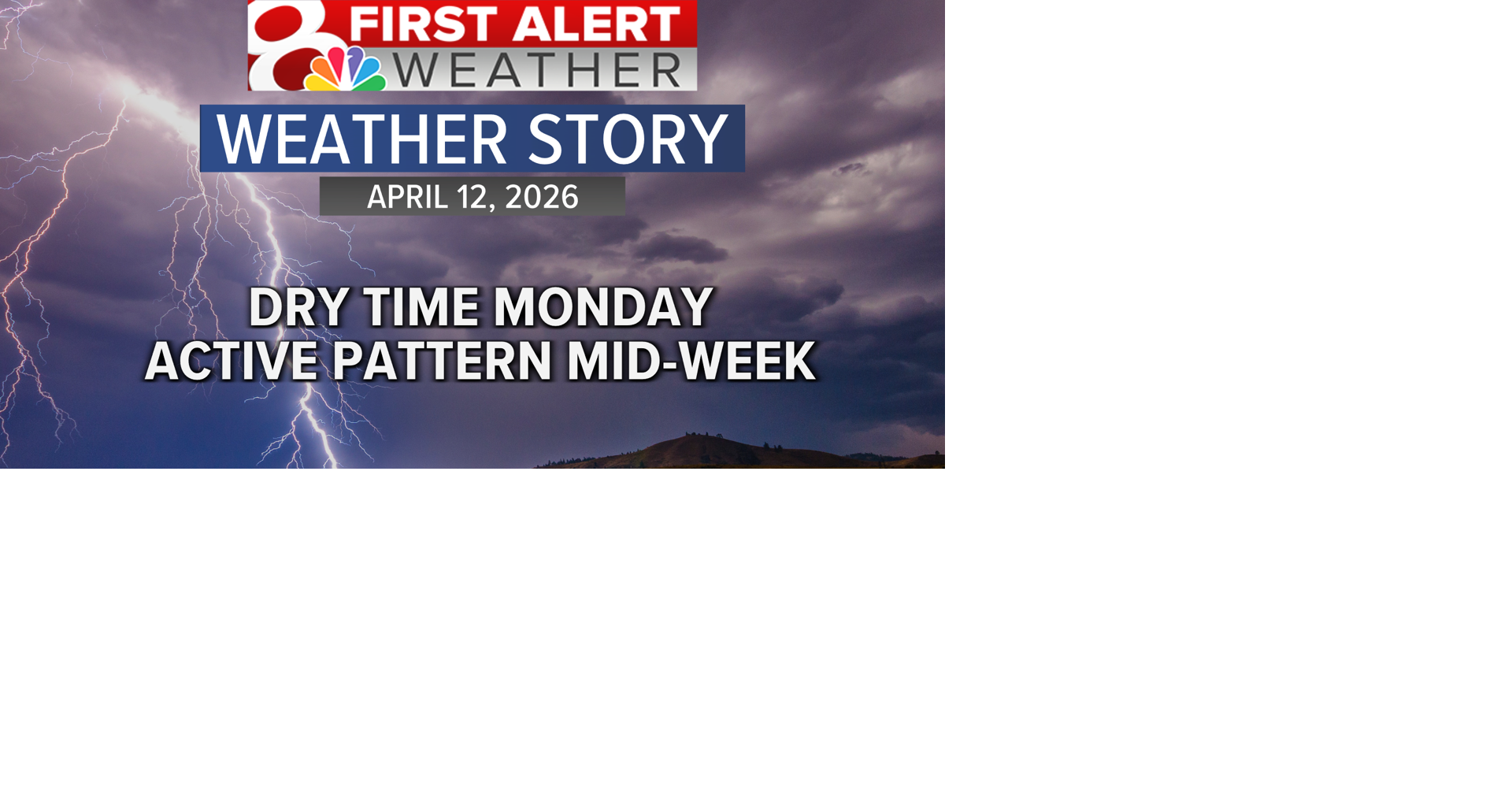 Forecast: Dry time Monday, active pattern returns Tuesday | Weather ...