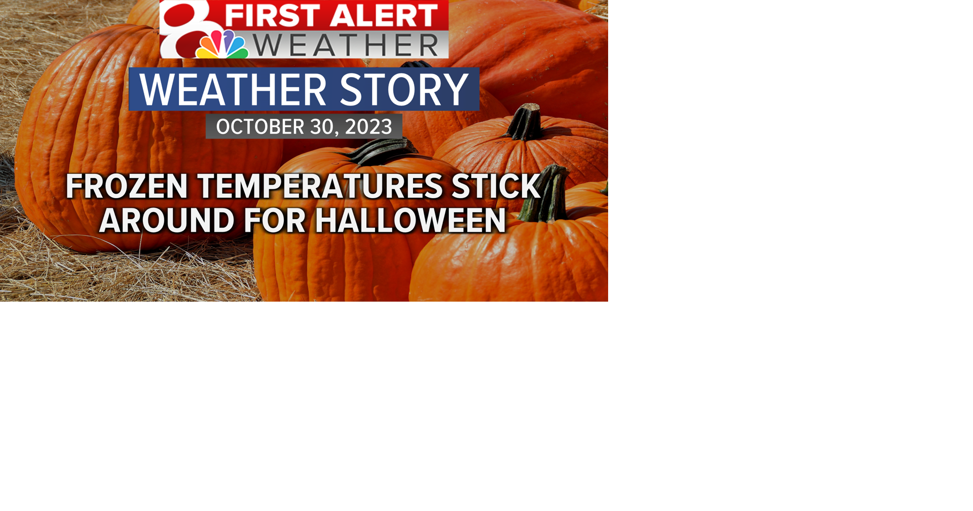 Forecast Spooky temperatures for Halloween Weather