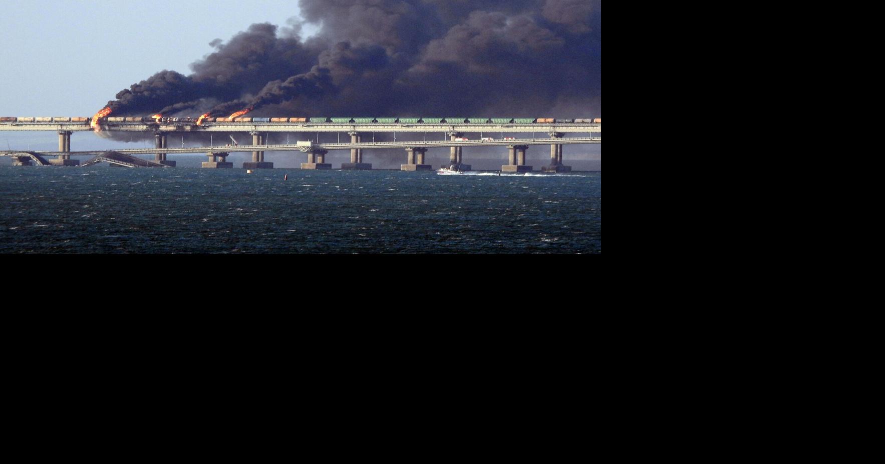 A blast hit a key bridge linking Crimea to Russia. Here's what we know |  Nation & World News | komu.com