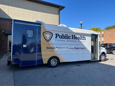 Photo of Saline County Health Department mobile clinic