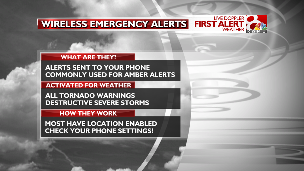 New severe weather alert communication Weather