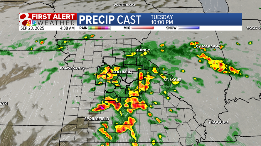 Forecast: Tracking rain chances, dry into the weekend | Weather | komu.com