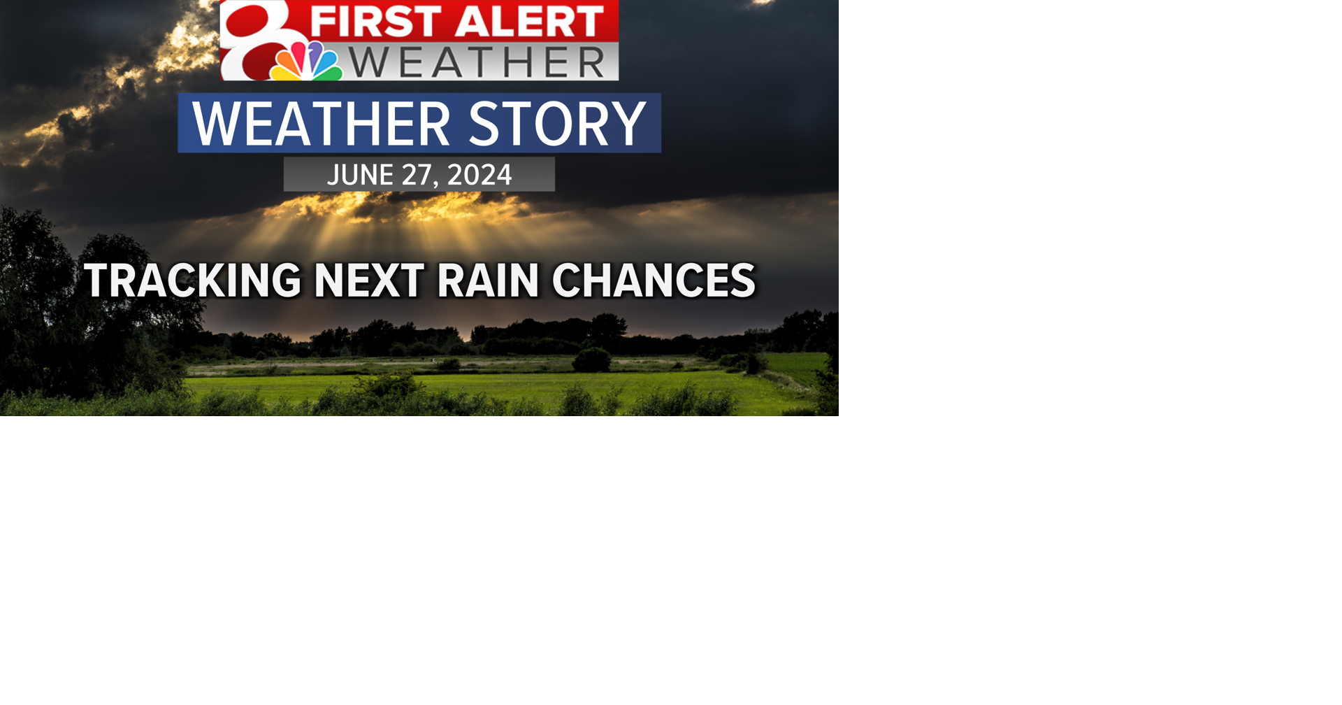 Forecast: Tracking rain chances on Friday and the weekend | Weather ...
