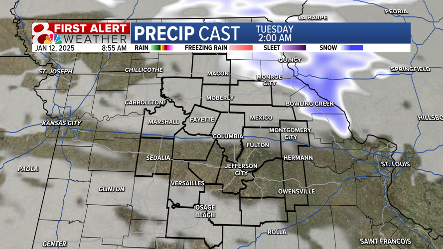 Forecast: Much colder air to start the week | Weather | komu.com