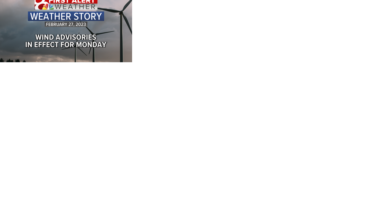 Forecast: Overnight storms have moved out, blustery 40-50mph winds possible Monday - Vimarsana News