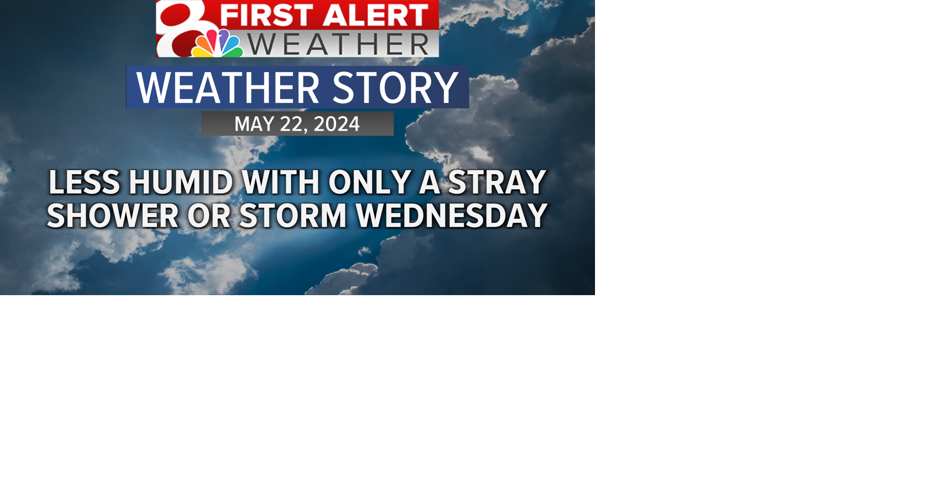 Less humid Wednesday, still tracking rounds of rain | Weather | komu.com